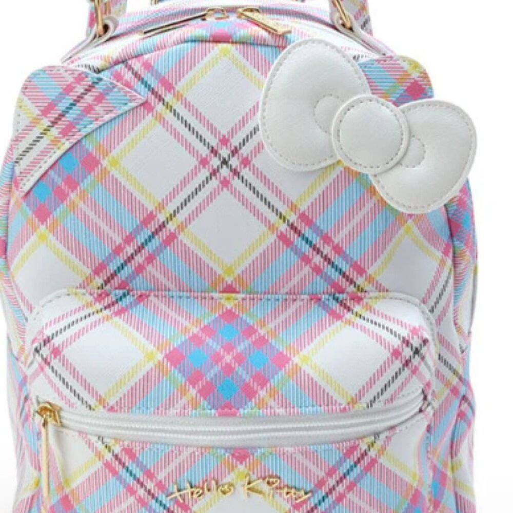 Sanrio Hello Kitty 50th Anniversary Tartan Mini Backpack